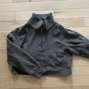 lululemon green scuba quarter zip